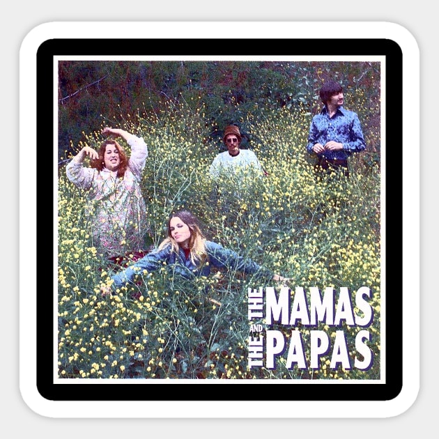 The Mamas And The Papas Sticker by katiepbleich